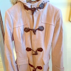 XS blush Bebe coat